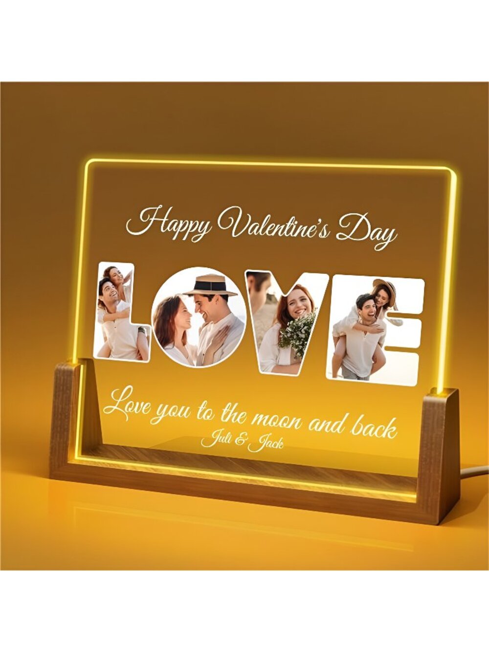Personalized Wedding Gifts for Couples 2024 Gifts for Boyfriend Happy